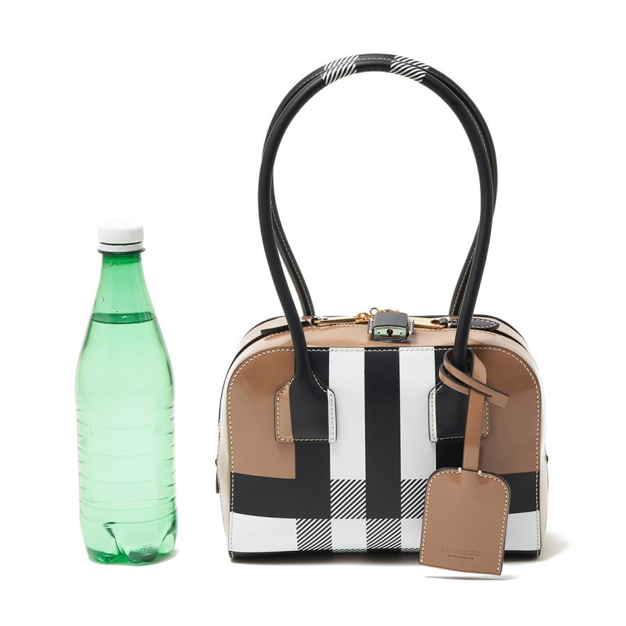 BURBERRY（バーバリー） ハンドバッグ HALF CUBE BAG ブラウン