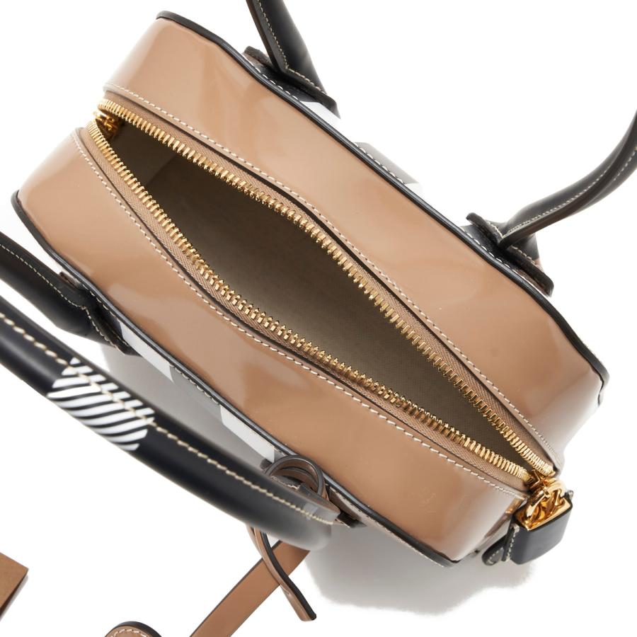 BURBERRY（バーバリー） ハンドバッグ HALF CUBE BAG ブラウン