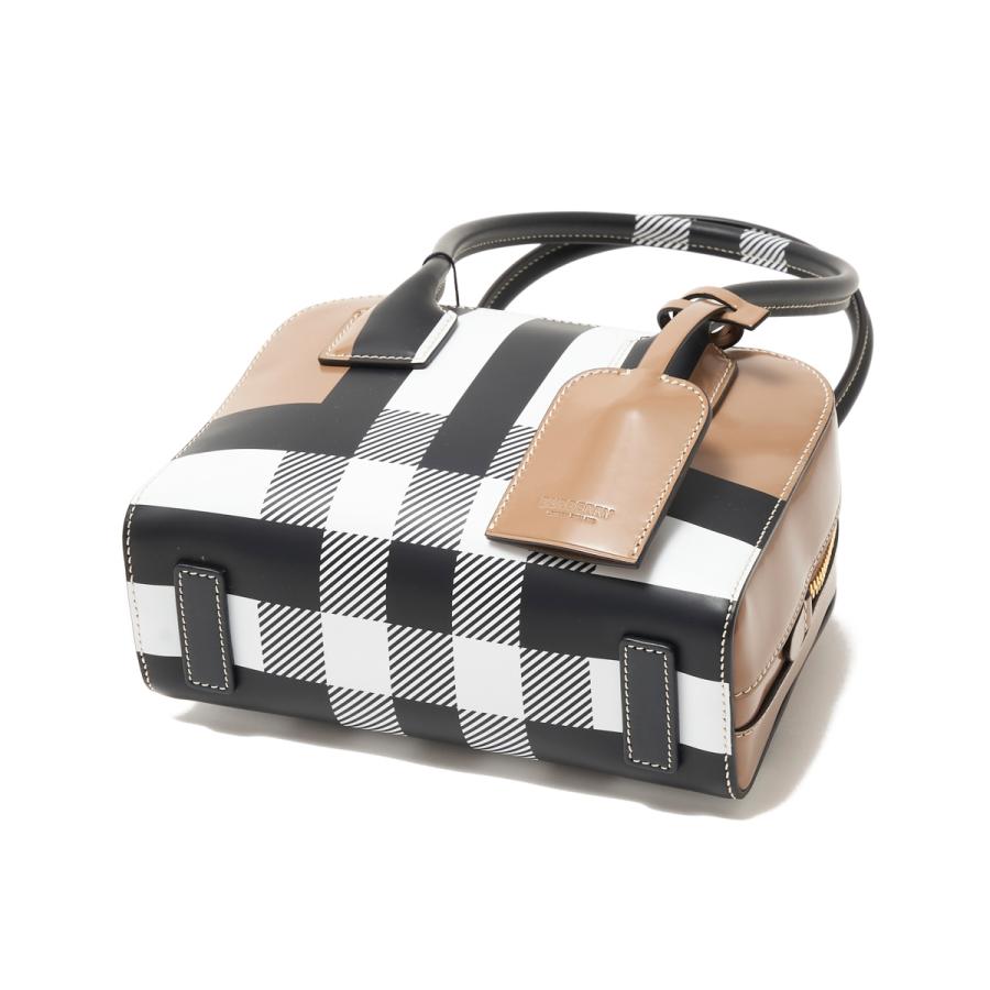 BURBERRY（バーバリー） ハンドバッグ HALF CUBE BAG ブラウン