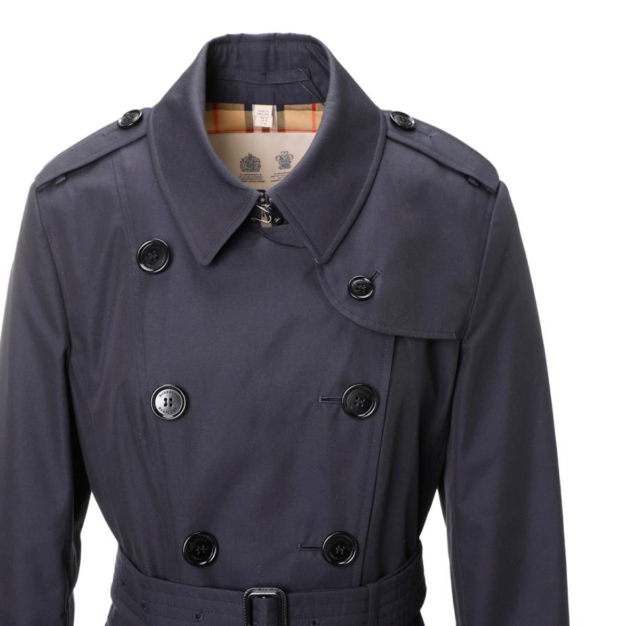 バーバリー BURBERRY トレンチコート THE LONG CHELSEA HERITAGE TRENCH COAT ブルー レディース 8045780-midnight｜mb-y｜05