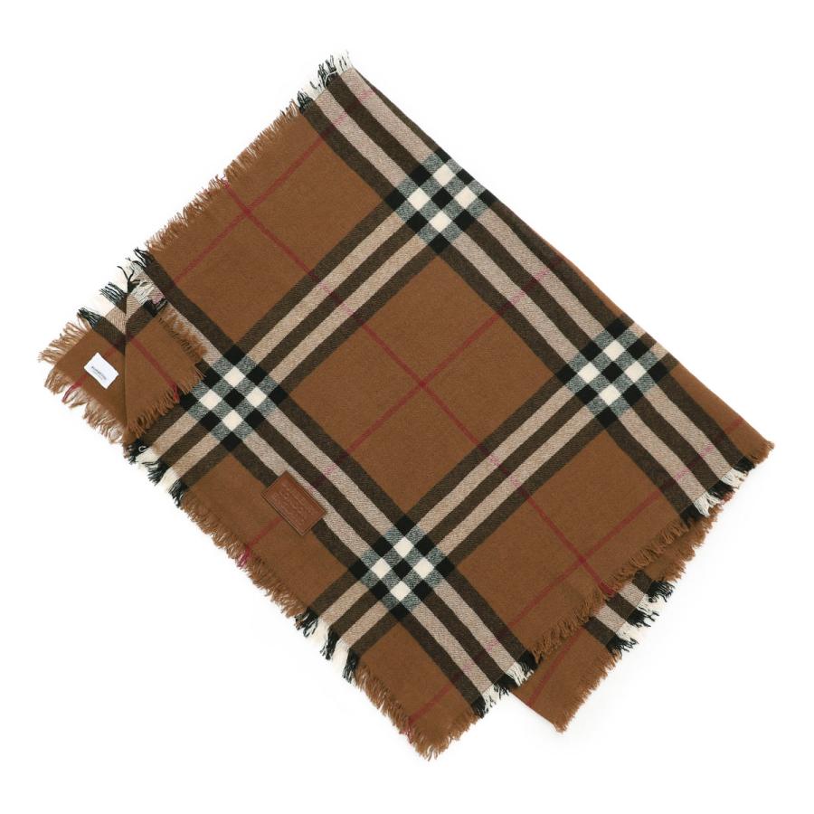 BURBERRY ブラウン ストール BURBERRY（バーバリー） ストール SFA GIANT CHECK CASHMERE SCARF