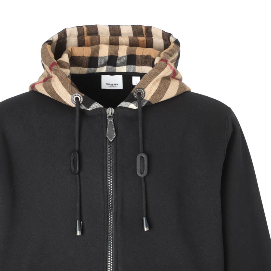BURBERRY（バーバリー） ジップアップパーカ ブラック メンズ 8048026