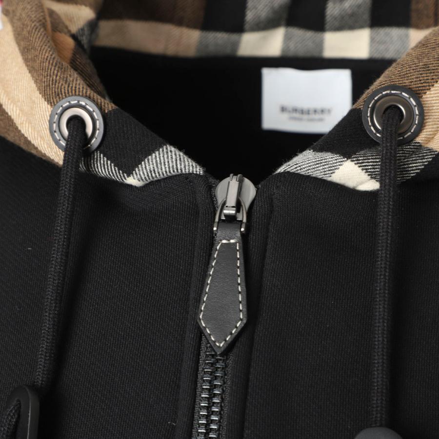 BURBERRY（バーバリー） ジップアップパーカ ブラック メンズ 8048026