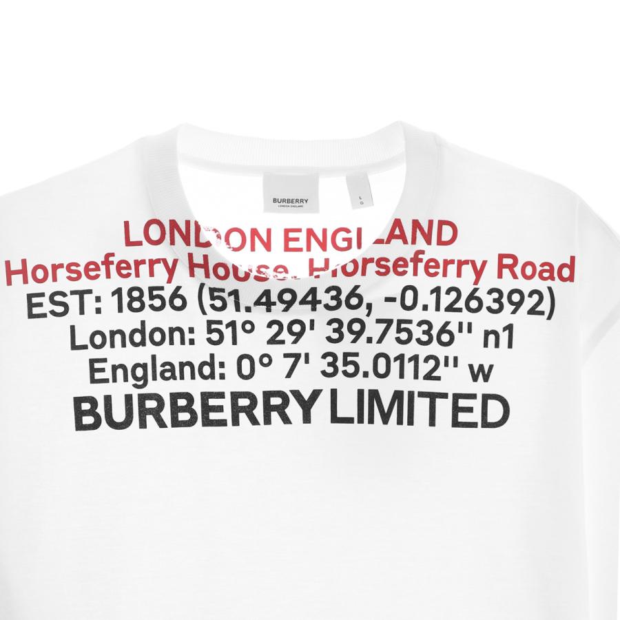 BURBERRY（バーバリー） クルーネックTシャツ ホワイト メンズ 8048323
