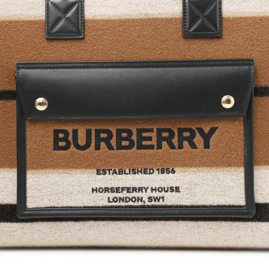 BURBERRY（バーバリー） トートバッグ LL MD POKET DTL TOTE ブラウン