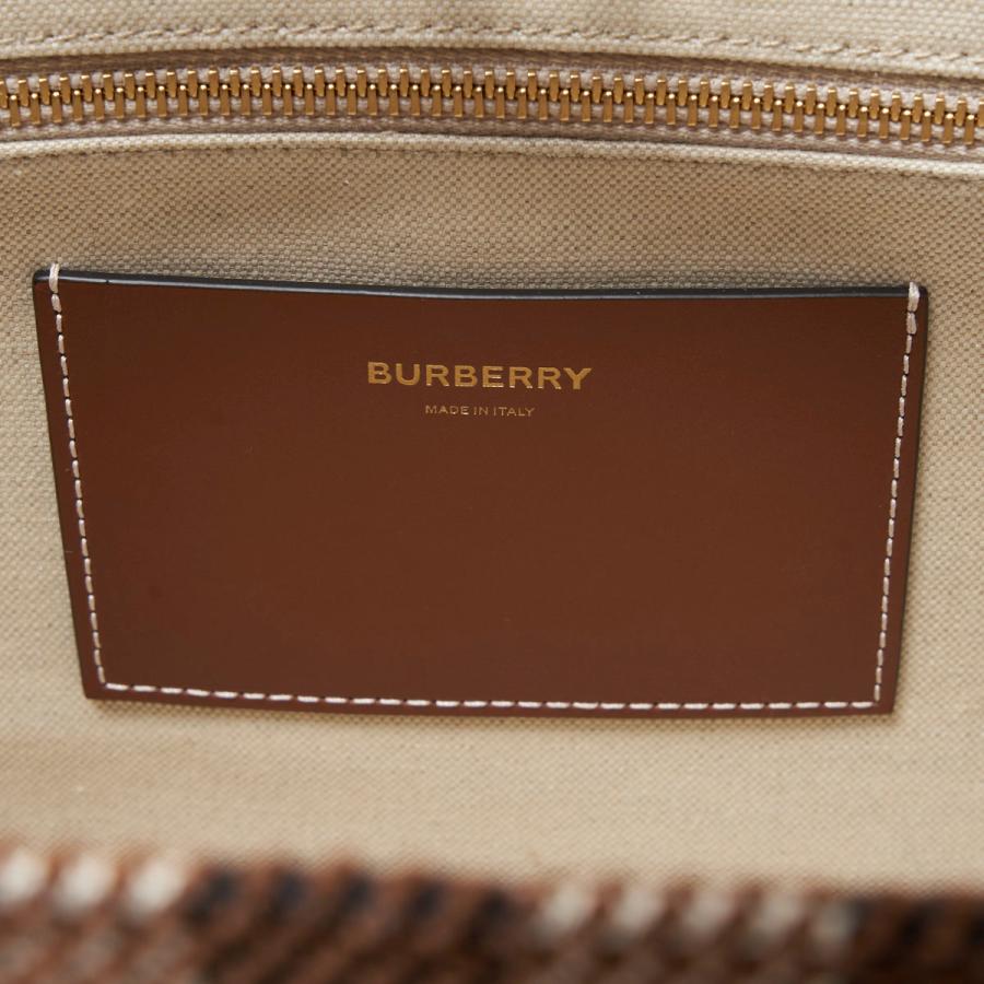 [美品]Burberry バッグ ブラウン バーバリー BURBERRY バッグ ミニ ボウリングバッグ 2WAY