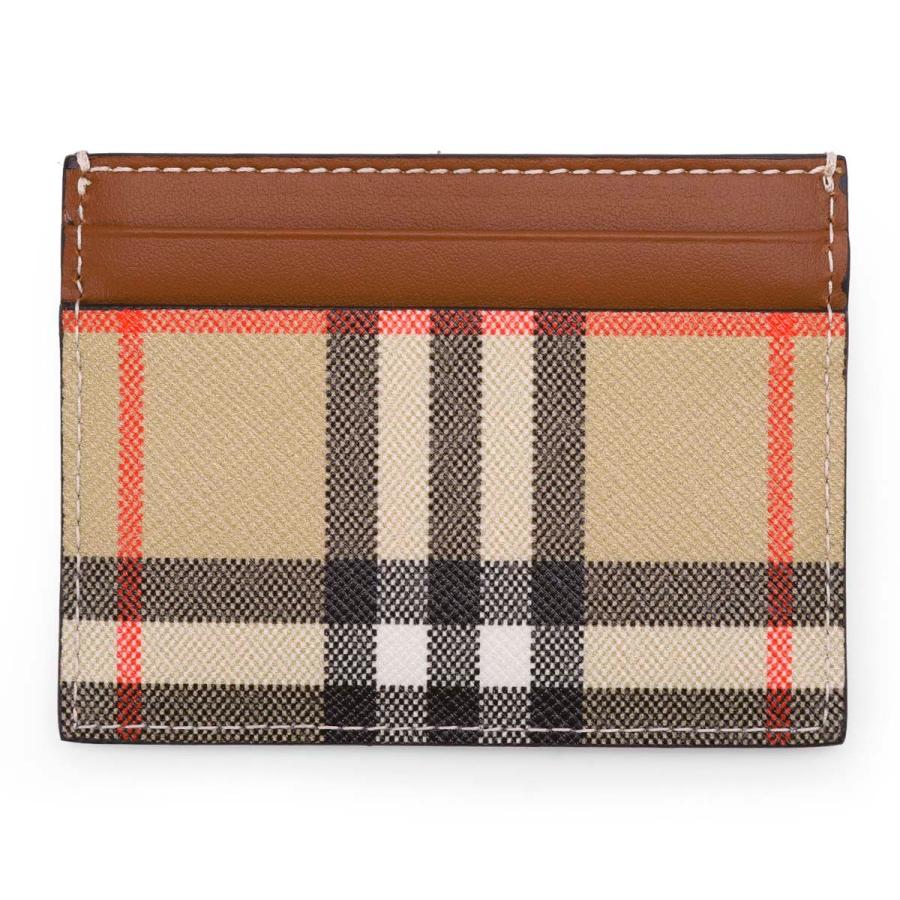 BURBERRY ブラウン　カードケース チェック ジップカードケース (アーカイブベージュ／ブライアー