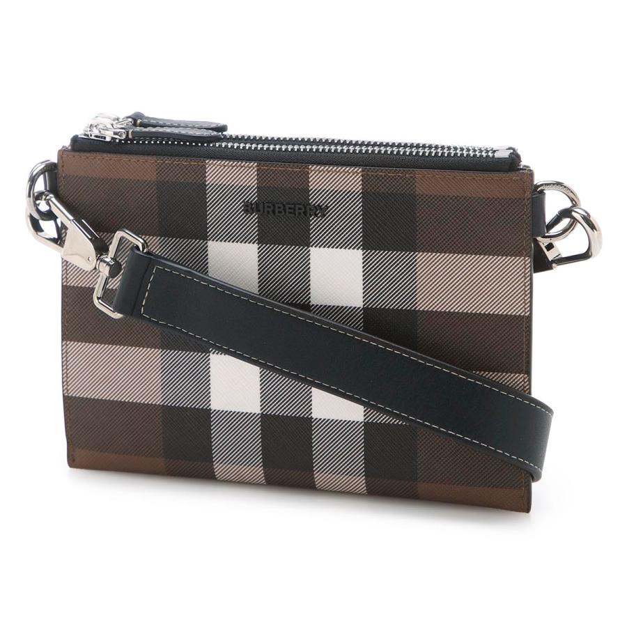 バーバリー BURBERRY クロスボディバッグ ポーチ ブラウン メンズ 