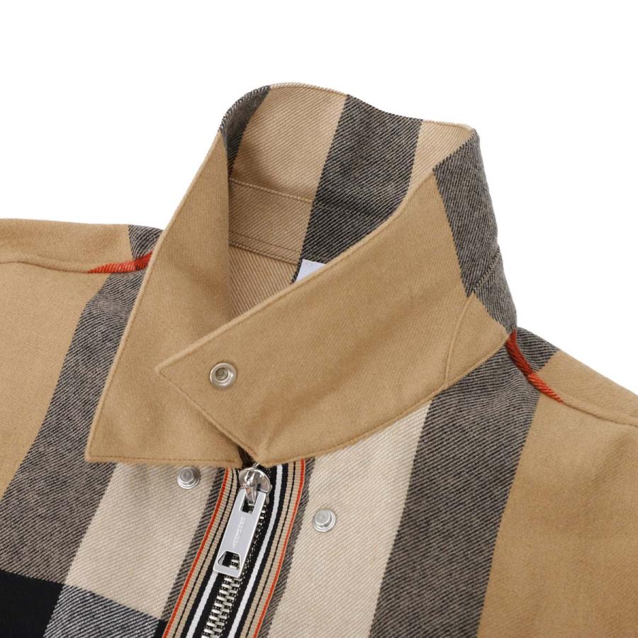 バーバリー BURBERRY シャツジャケット CHECK WOOL COTTON OVERSHIRT  