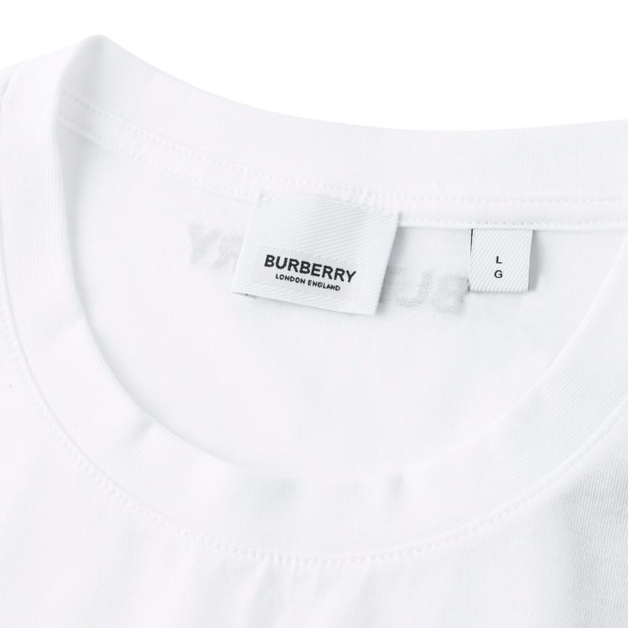BURBERRY バーバリー クルーネック Tシャツ ホワイト メンズ 8051972 
