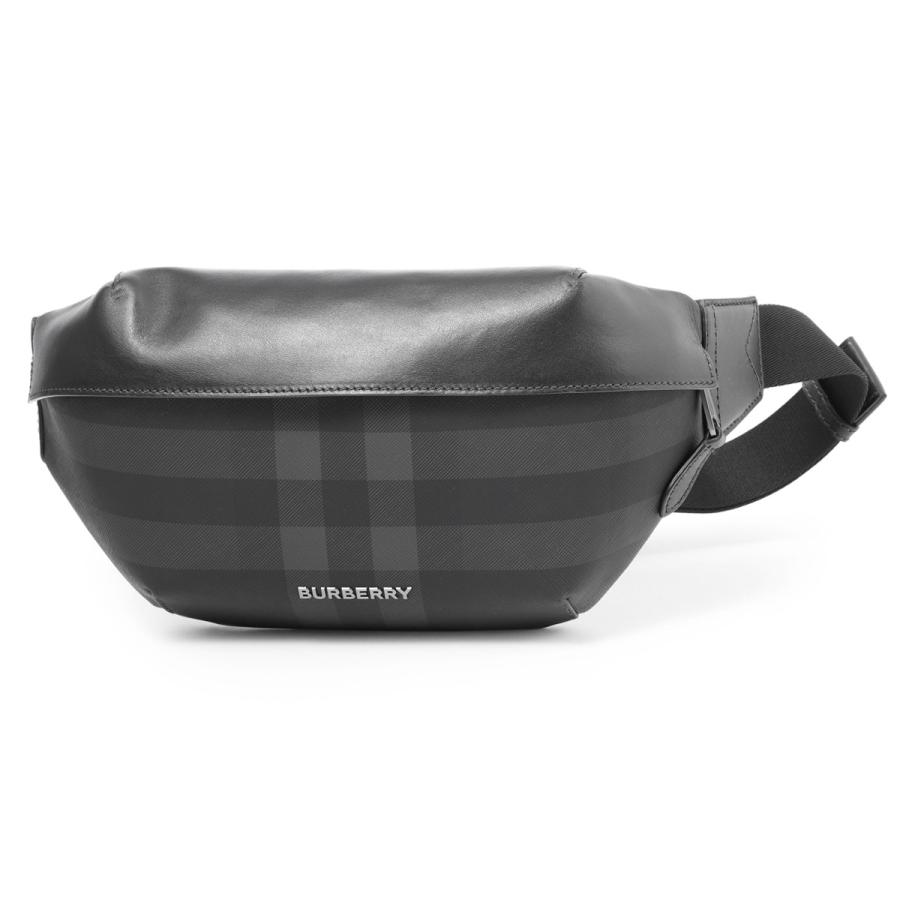 BURBERRY バーバリー クロスボディバッグ ウエストポーチ グレー BURBERRY バーバリー クロスボディバッグ ウエストポーチ グレー