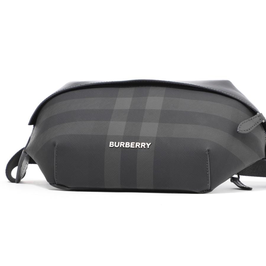 BURBERRY バーバリー クロスボディバッグ ウエストポーチ グレー BURBERRY バーバリー クロスボディバッグ ウエストポーチ グレー