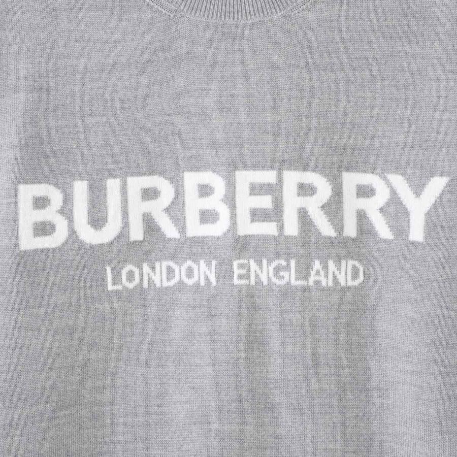 BURBERRY（バーバリー） クルーネックニット LOGO INTARSIA WOOL BLEND
