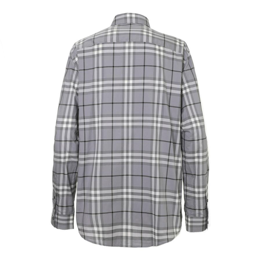 BURBERRY（バーバリー） 長袖レギュラーカラーシャツ CAXTON グレー