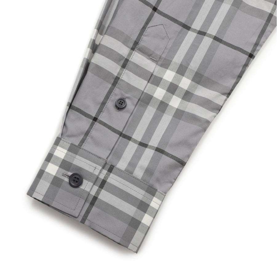 BURBERRY（バーバリー） 長袖レギュラーカラーシャツ CAXTON グレー