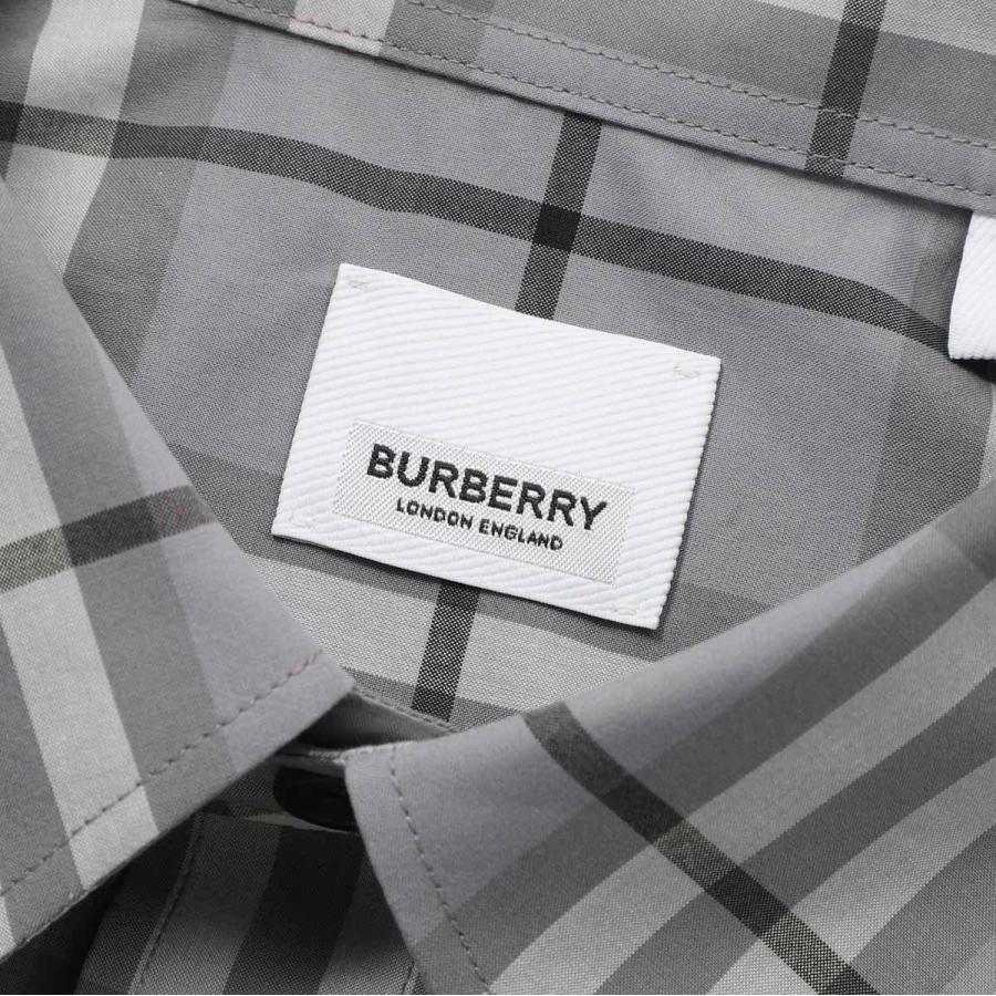 BURBERRY（バーバリー） 長袖レギュラーカラーシャツ CAXTON グレー