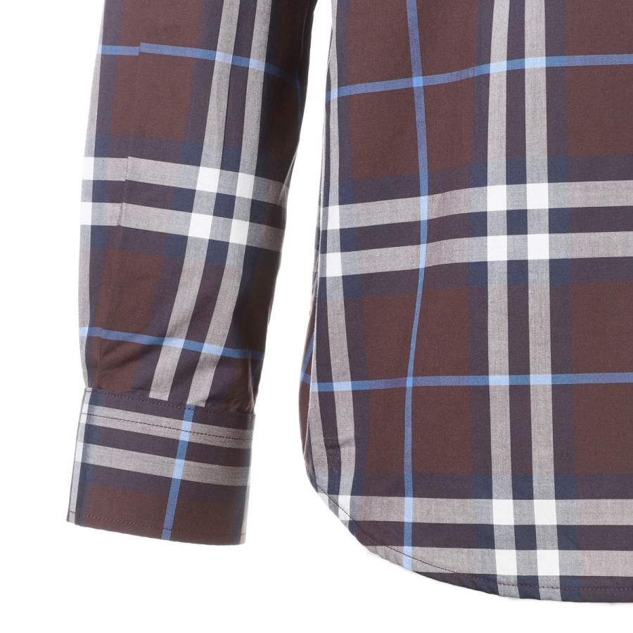 BURBERRY（バーバリー） 長袖レギュラーカラーシャツ CAXTON ブラウン
