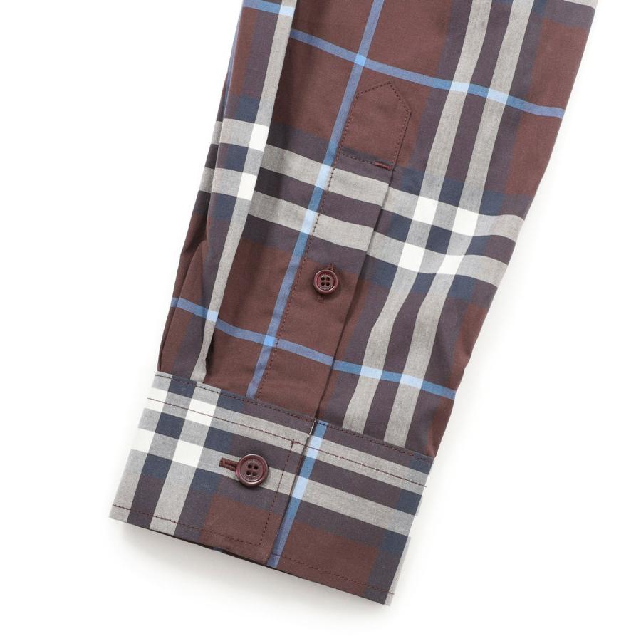 BURBERRY（バーバリー） 長袖レギュラーカラーシャツ CAXTON ブラウン