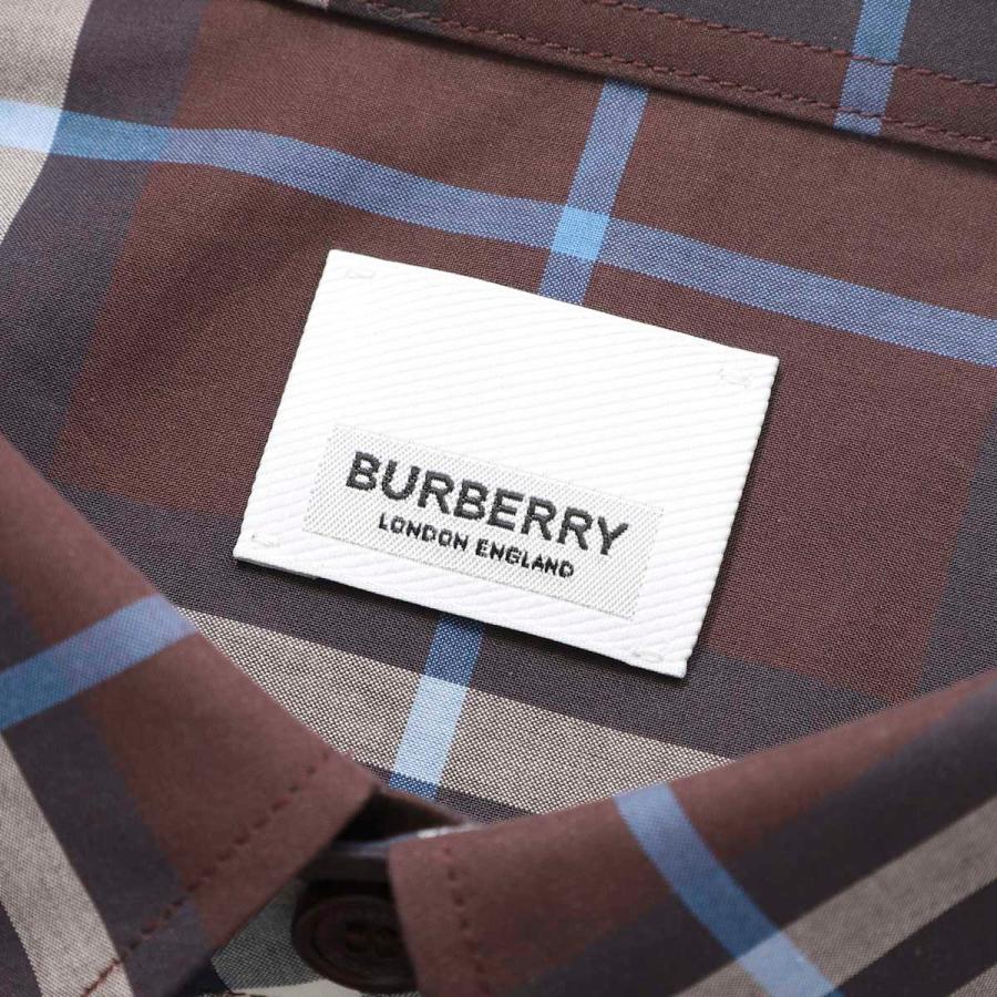 BURBERRY（バーバリー） 長袖レギュラーカラーシャツ CAXTON ブラウン