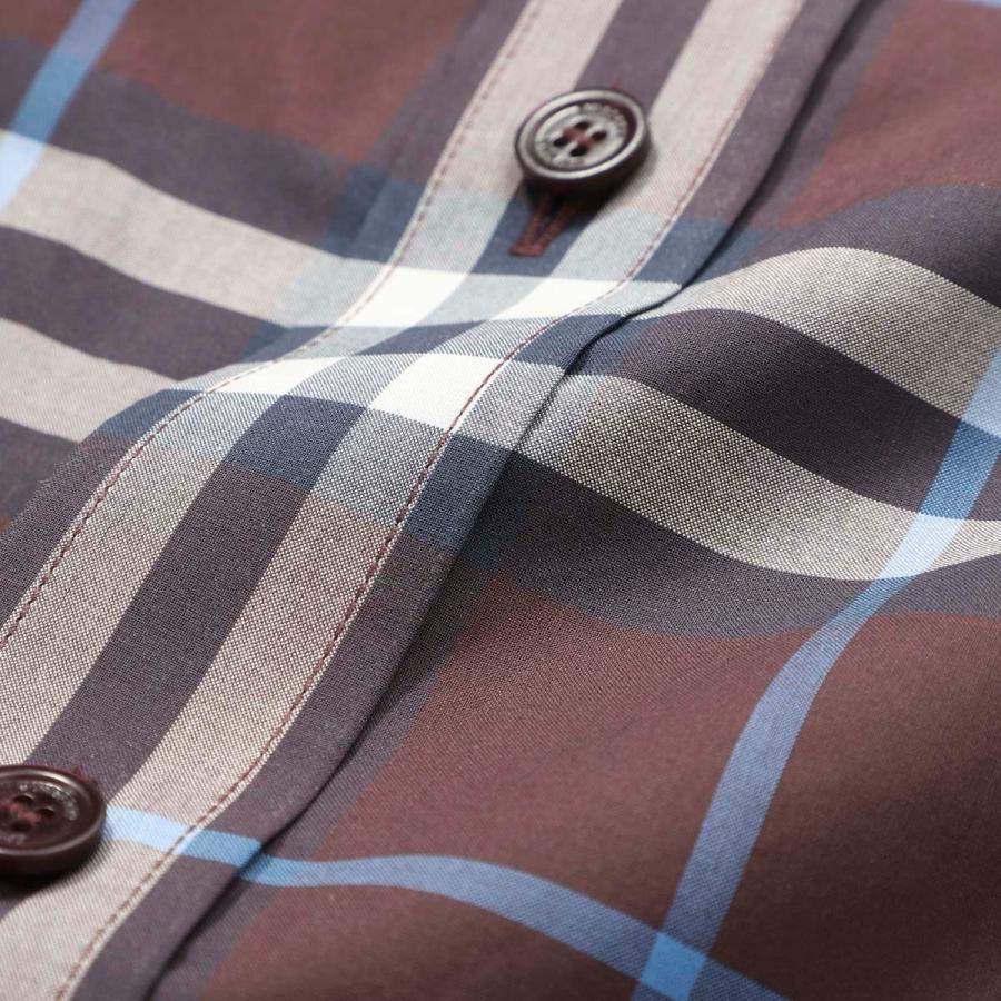BURBERRY（バーバリー） 長袖レギュラーカラーシャツ CAXTON ブラウン