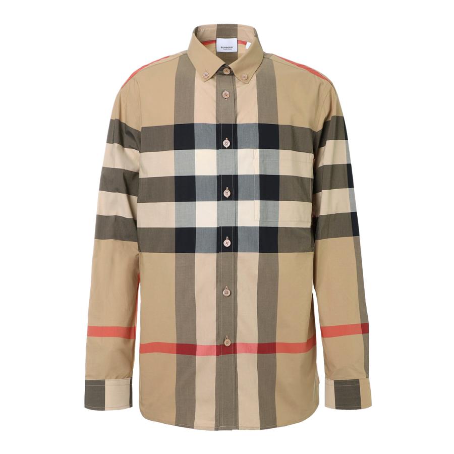 【激レア】Burberry バーバリー　ボタンダウンシャツ　ノバチェック BURBERRY（バーバリー） ボタンダウンシャツ CHECK STRETCH COTTON