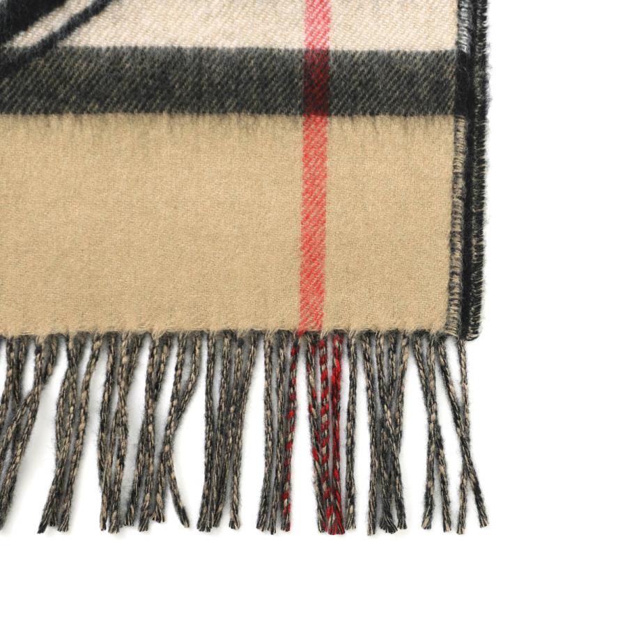 BURBERRY（バーバリー） ストール ROUNDEL GIANT CHECK SCARF ベージュ