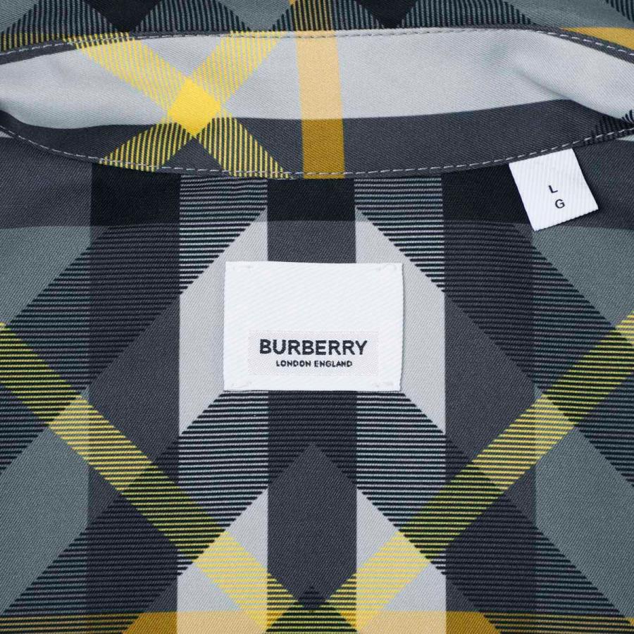 バーバリー BURBERRY ジップアップ ブルゾン グレー メンズ 8063760