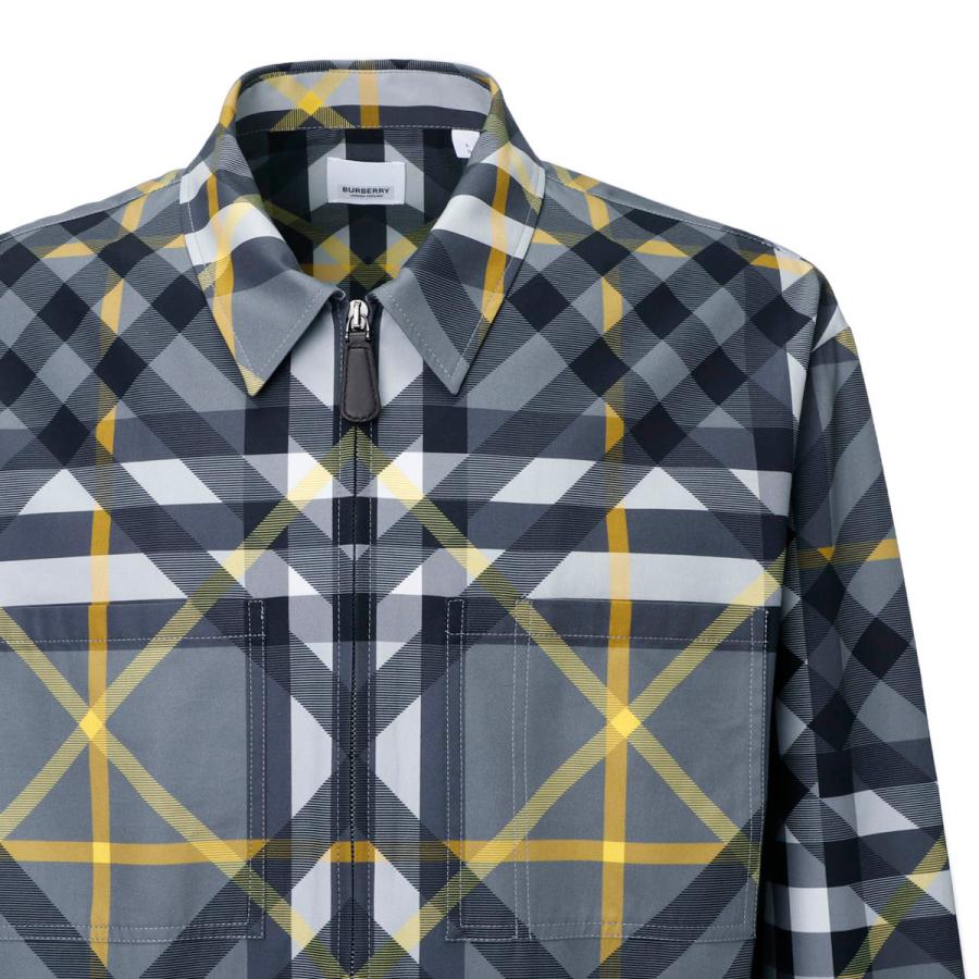 バーバリー BURBERRY ジップアップ ブルゾン グレー メンズ 8063760