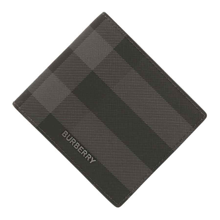 BURBERRY バーバリー 2つ折り財布 小銭入れ付き グレー メンズ 8064604 