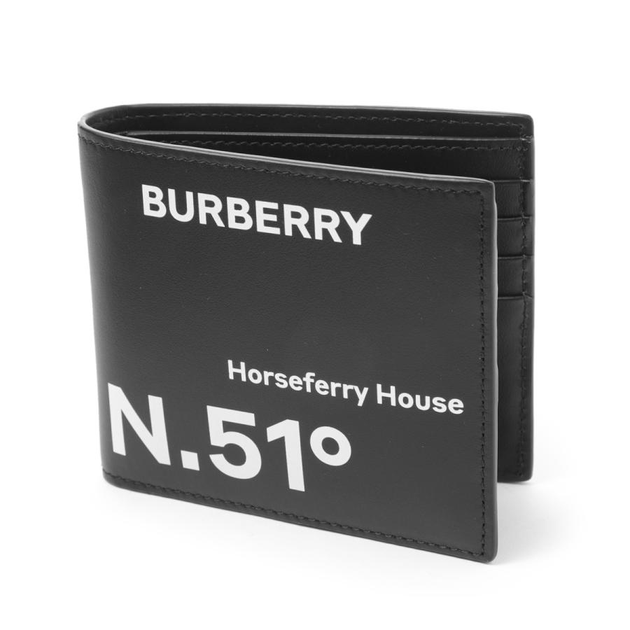 BURBERRY バーバリー 2つ折り財布 MS REG CC BILL8 ブラック