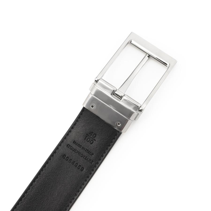 バーバリー BURBERRY リバーシブル ベルト MB LOUIS 35 RVS BRT グレー メンズ 8064959-charcoal-silverの画像