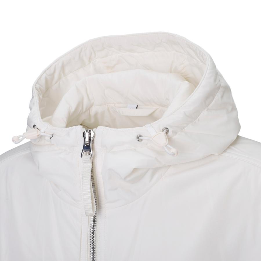 バーバリー　キッズ　薄手ブルゾン【美品】ホワイト フード付きジャケット BURBERRY（バーバリー） 中綿入りフーデッドブルゾン ナイロン