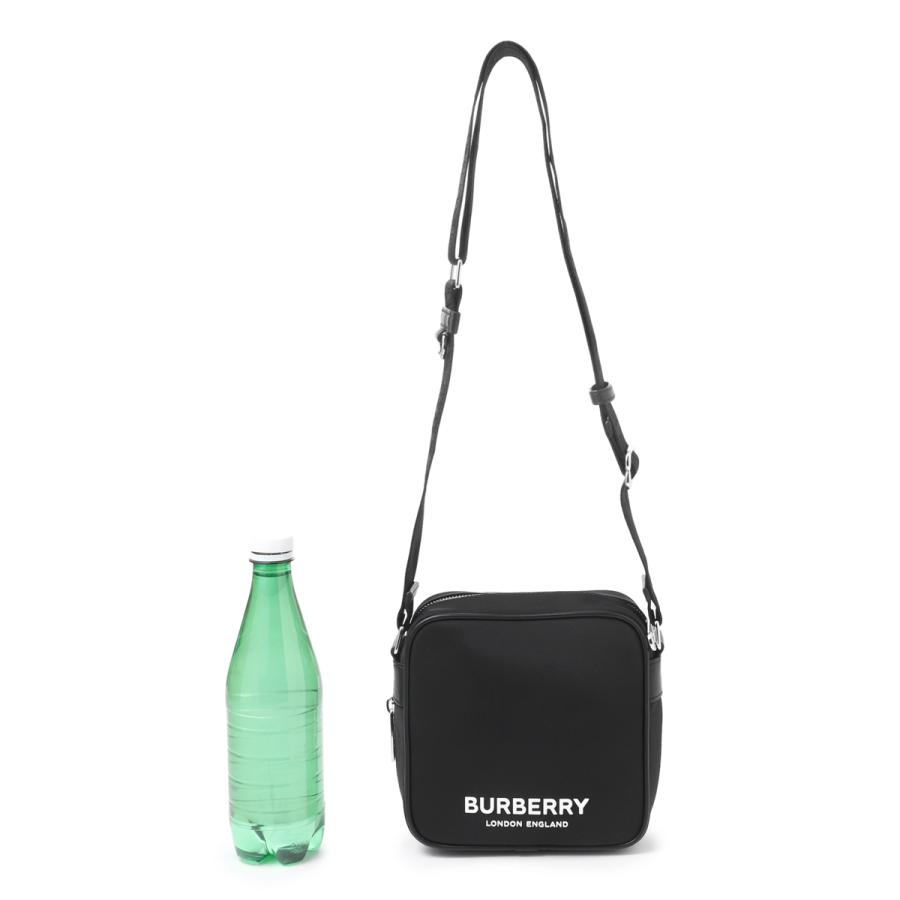美品 バーバリー ボディバッグ クロスボディ ロゴ ブラック 保存袋付き メンズ BURBERRY（バーバリー） クロスボディバッグ パディバッグ ブラック