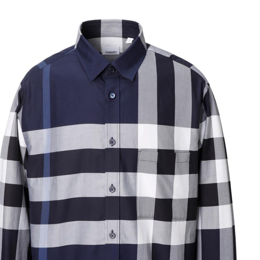 BURBERRY バーバリー 長袖レギュラーカラーシャツ SOMERVILLE 総 BURBERRY バーバリー 長袖レギュラーカラーシャツ SOMERVILLE 総