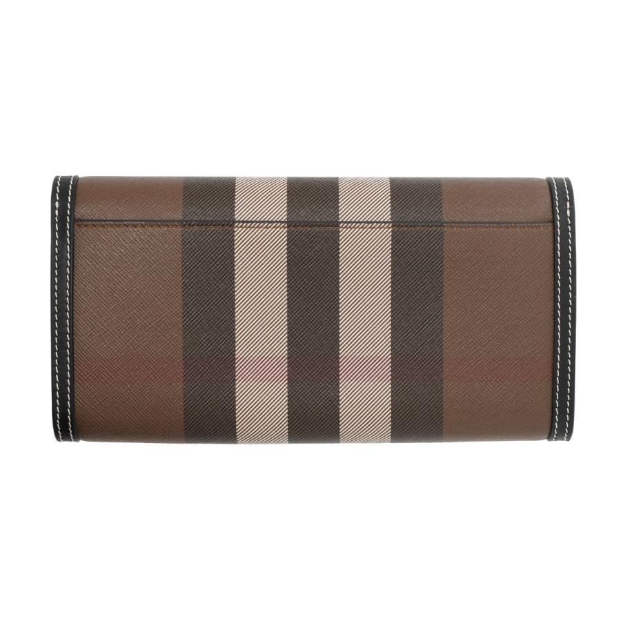 バーバリー BURBERRY 長財布 小銭入れ付き コンチネンタルウォレット ブラウン レディース 8072668-darkbirchbrownの画像