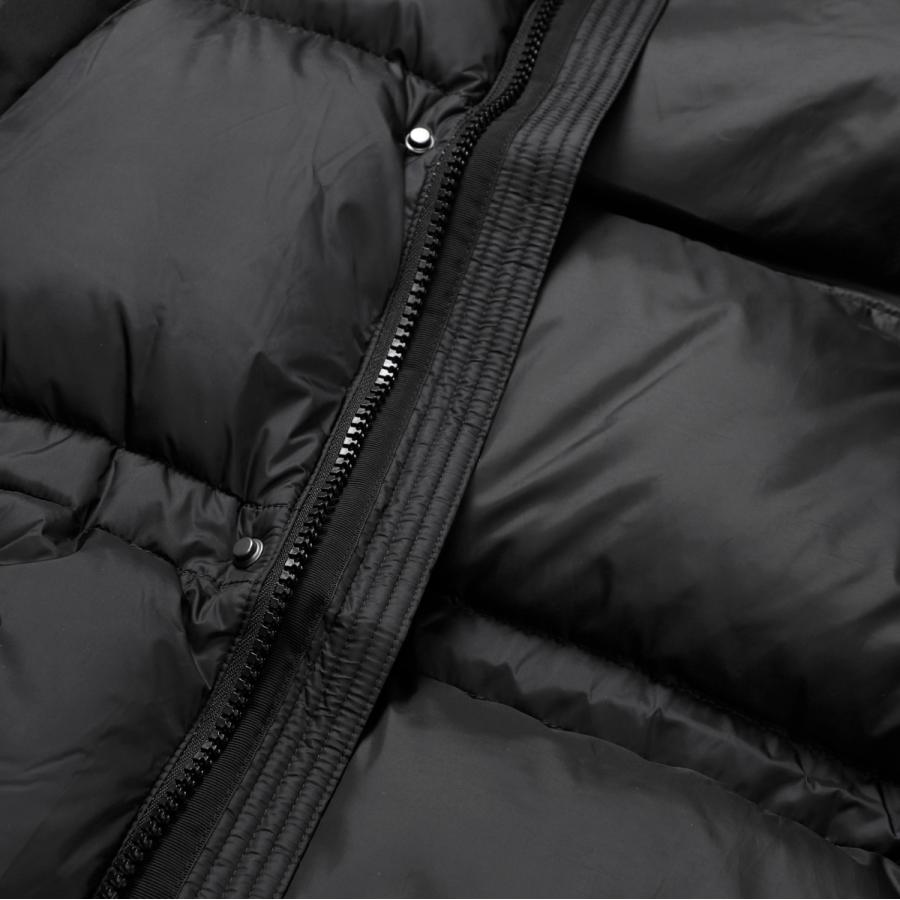 バーバリーBURBERRYブラックロングダウンジャケット フード付き BURBERRY（バーバリー） アウター コート ベルテッドダウンジャケット