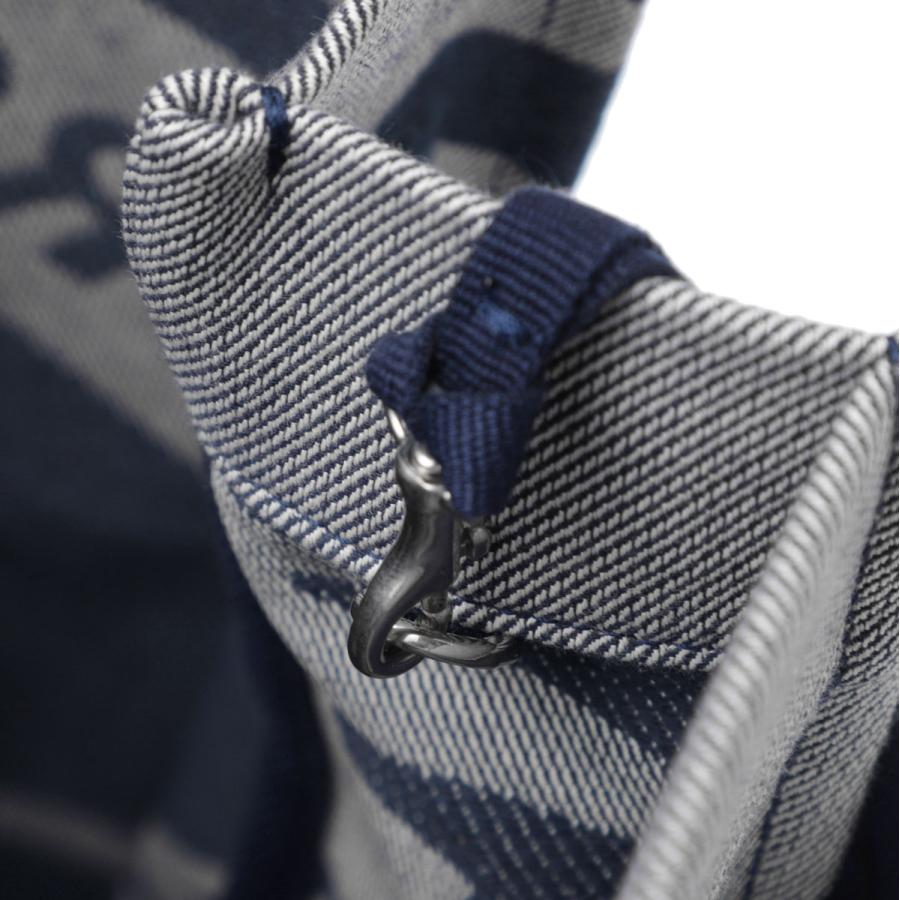 BURBERRY（バーバリー） トートバッグ MEDIUM EKD CANVAS TOTE ブルー