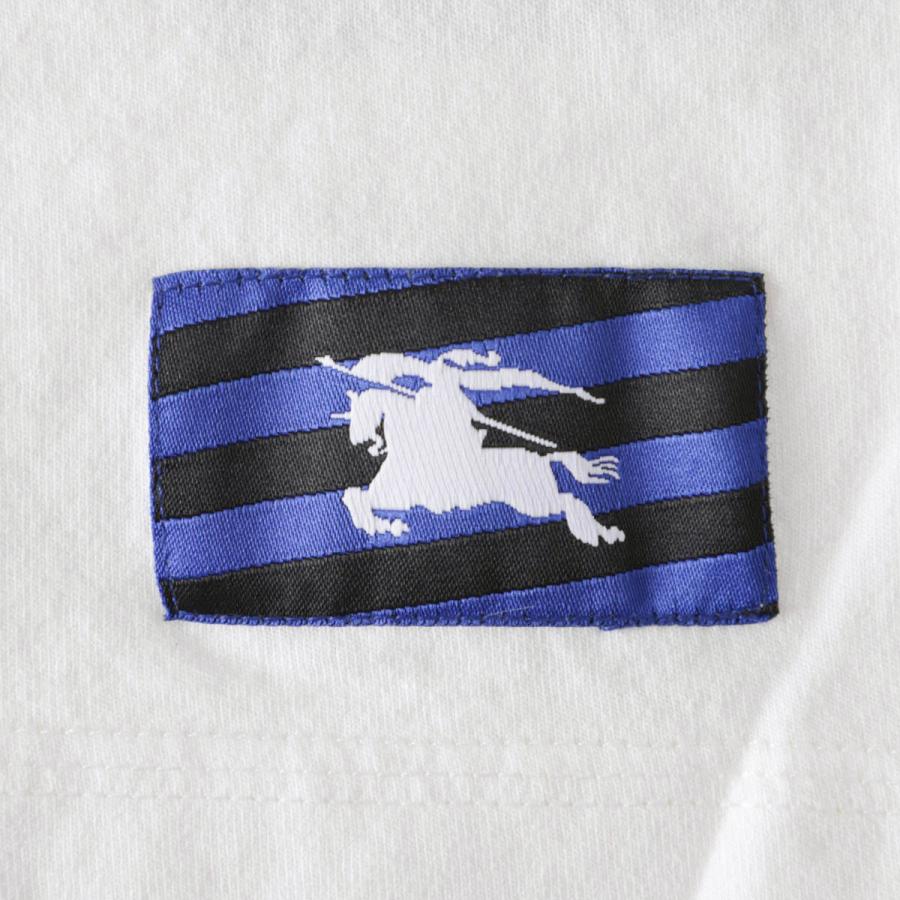 バーバリー BURBERRY クルーネックTシャツ ホワイト メンズ 8083593-rainの画像