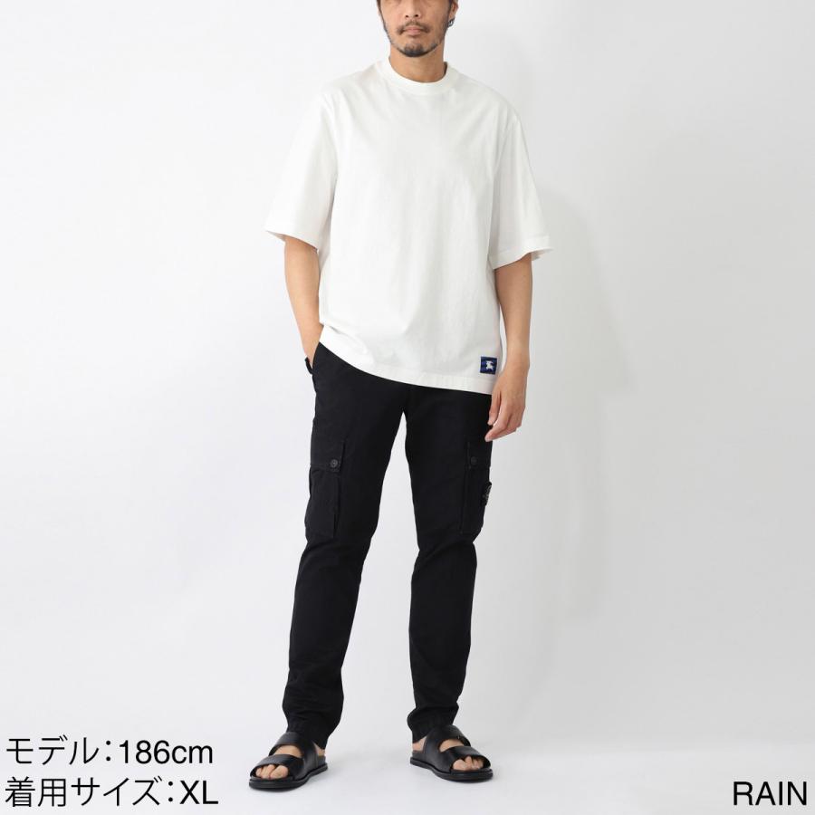 バーバリー BURBERRY クルーネックTシャツ ホワイト メンズ 8083593-rainの画像