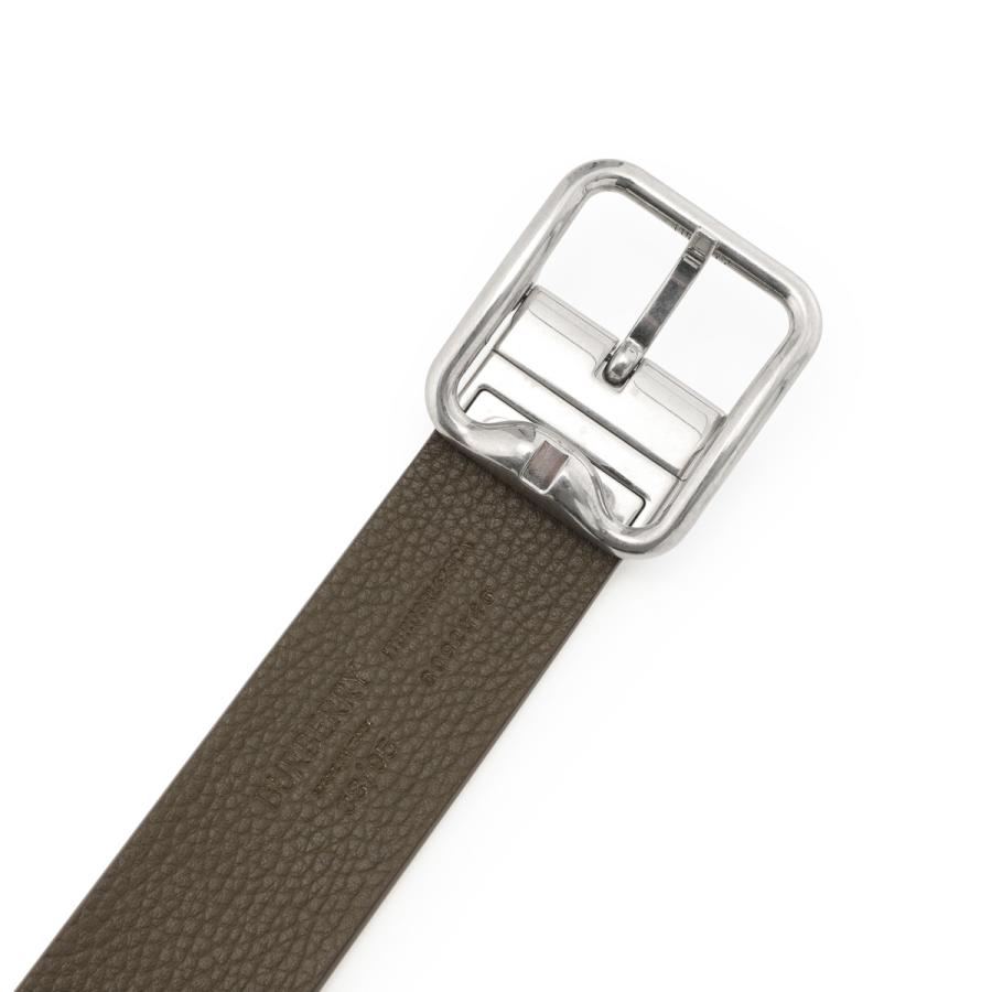 バーバリー BURBERRY リバーシブル ベルト ベージュ メンズ 8092046-sand-military-silverの画像