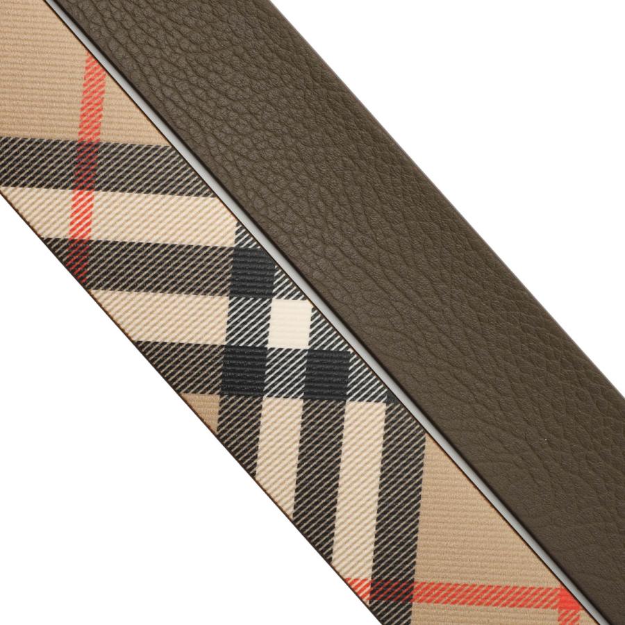 バーバリー BURBERRY リバーシブル ベルト ベージュ メンズ 8092046-sand-military-silverの画像