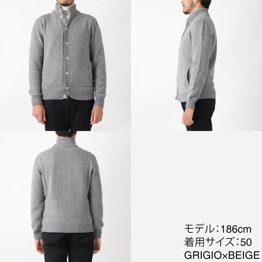 ザノーネ ZANONE カーディガン CHIOTO スタンドカラーニット 大きいサイズあり メンズ 810100-zn233-z2436の画像