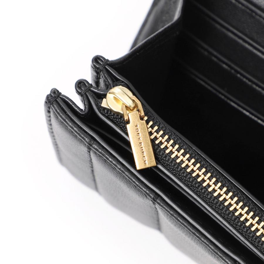 TORY BURCH トリーバーチ 長財布 小銭入れ付き KIRA ブラック