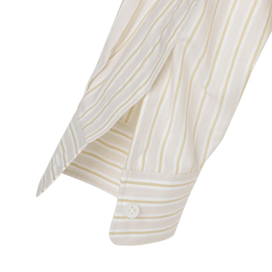 ザ ロウ THE ROW 長袖レギュラーカラーシャツ CASTER SHIRT オーバーサイズ シャツ ベージュ レディース 8629-w3584-boaの画像