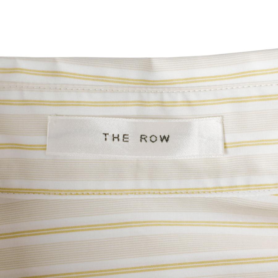 ザ ロウ THE ROW 長袖レギュラーカラーシャツ CASTER SHIRT オーバーサイズ シャツ ベージュ レディース 8629-w3584-boaの画像
