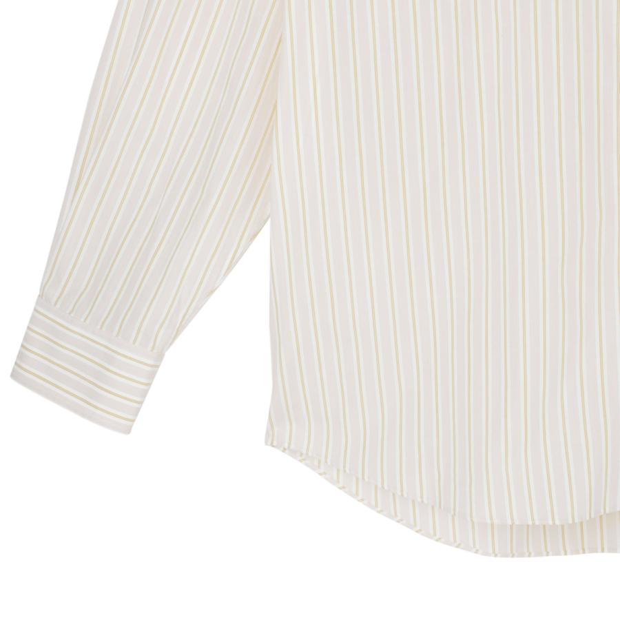 ザ ロウ THE ROW 長袖レギュラーカラーシャツ CASTER SHIRT オーバーサイズ シャツ ベージュ レディース 8629-w3584-boaの画像