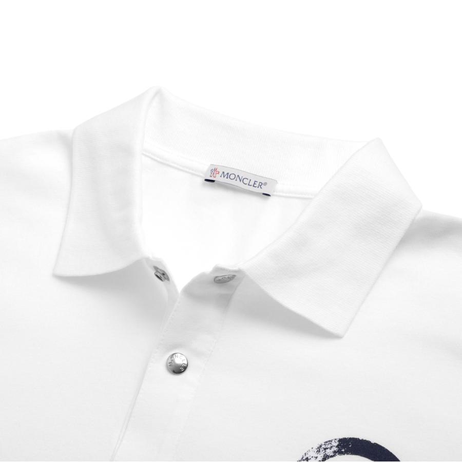 MONCLER モンクレール ポロシャツ ホワイト メンズ 8a00009-8390t-002