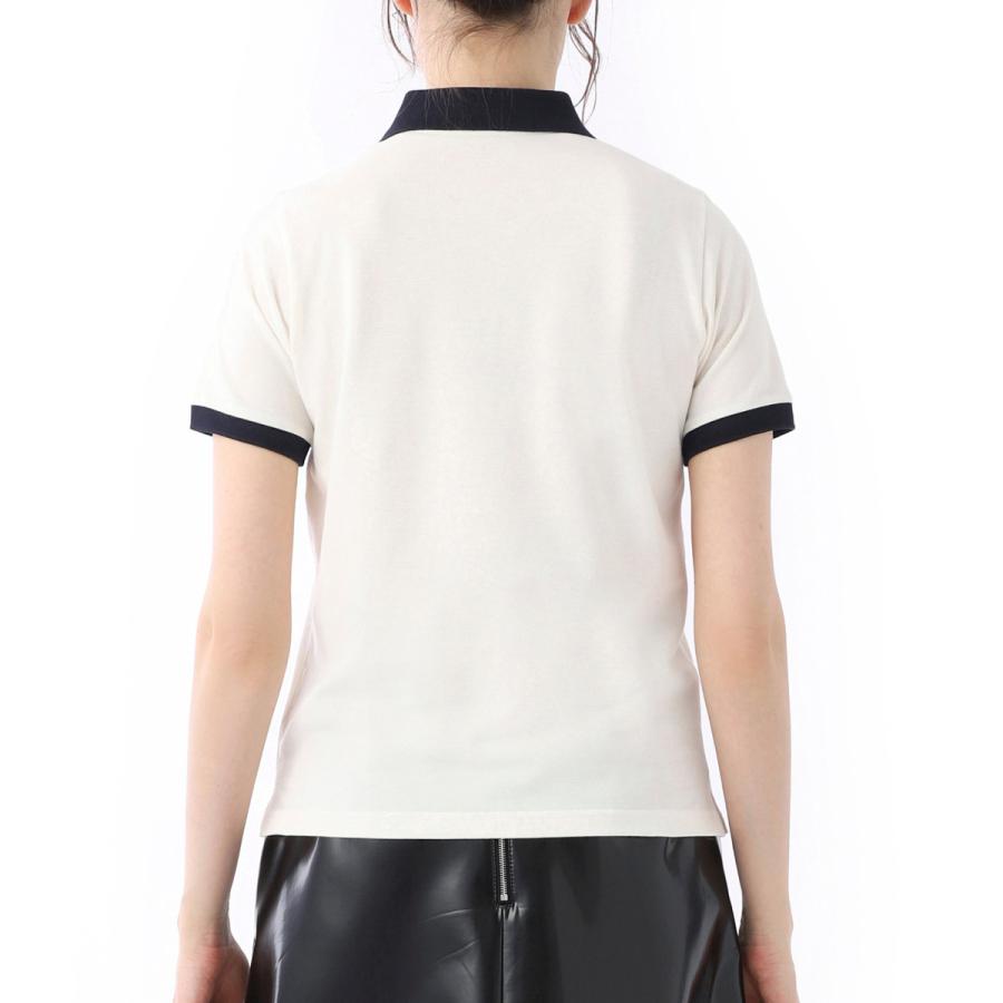 MONCLER モンクレール ポロシャツ レディース★未使用★ MONCLER モンクレール ポロシャツ レディース 半袖 コットン