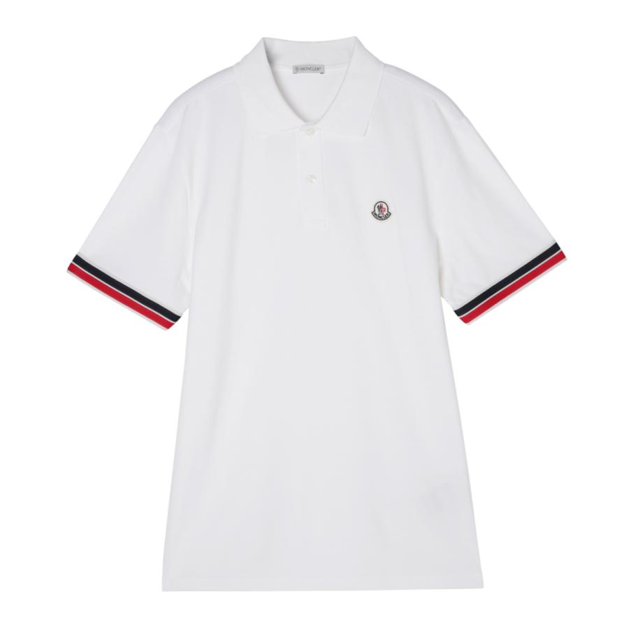 MONCLER（モンクレール） ポロシャツ ホワイト メンズ 8a00020-89a16