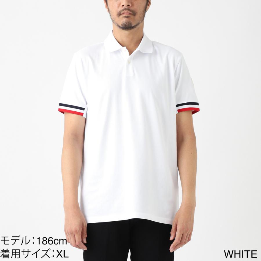 MONCLER モンクレール ポロシャツ ホワイト メンズ 8a00023 MONCLER モンクレール ポロシャツ ホワイト メンズ 8a00023